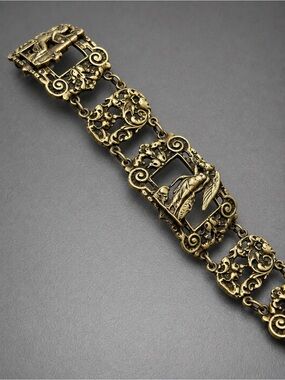 Antique Art Nouveau Bracelet Italy #490br